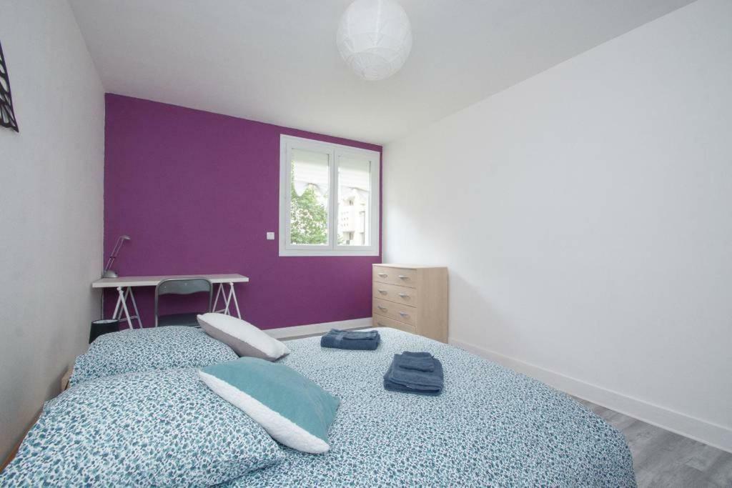 Appartement 2 Chambres - Parking Prive 렌 외부 사진